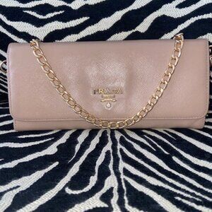 PRADA Saffiano Crossbody Chain - Fits iPhone